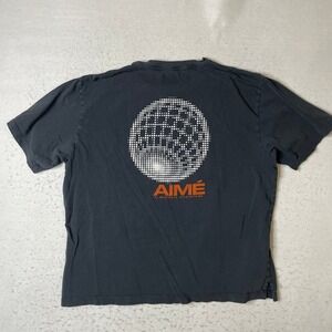 Aime Leon Dore x New Balance Mens Graphic T-Shirt XL Navy Blue Made in Portugal